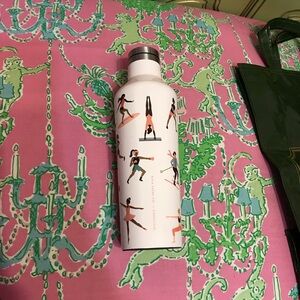 Rifle Paper Co x Corkcicle athletic printed canteen tumbler 16 oz